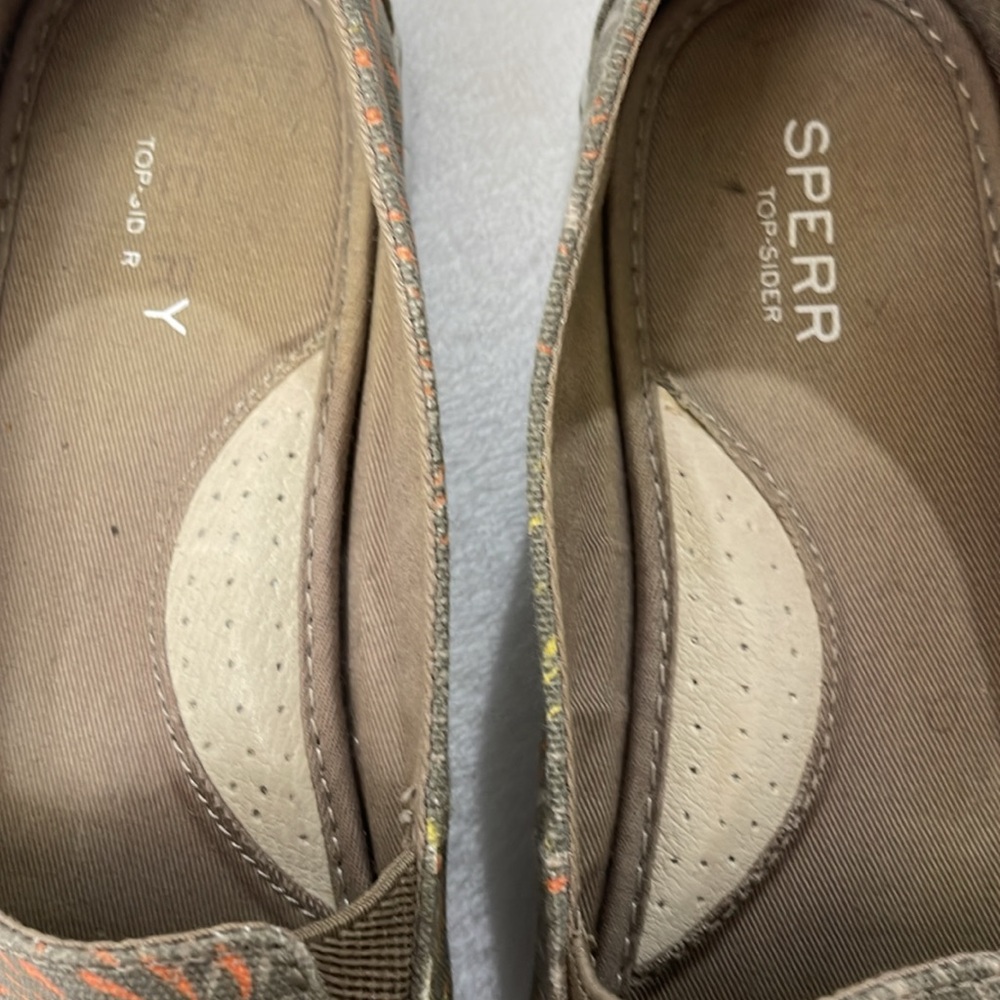 Sperry Patterned Canvas Loafers WOMENS SIZE 9M - Picture 4 of 7